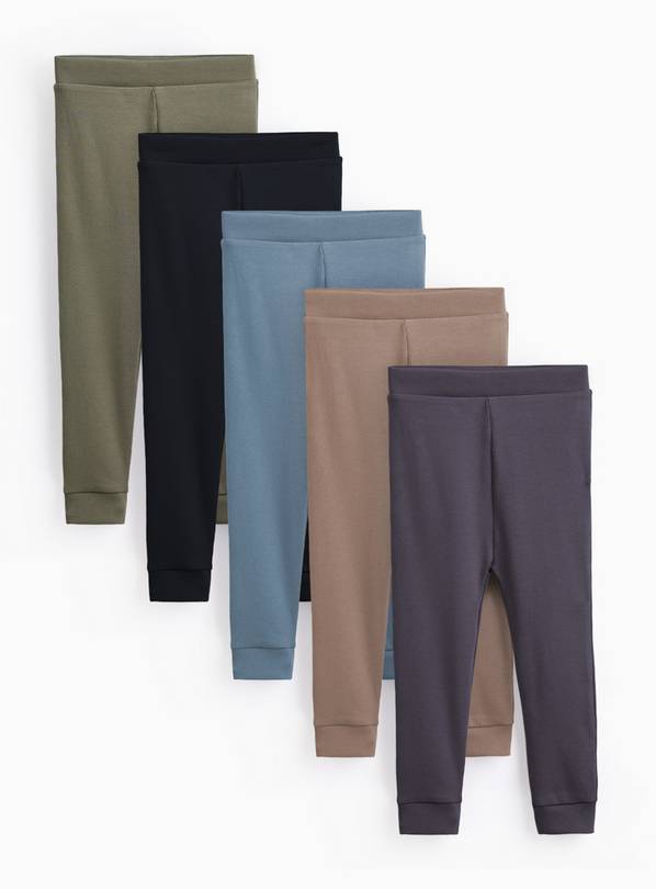 Dark Shades Leggings 5 Pack 5-6 years